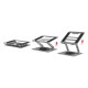 Laptop Stand Folding Lift Cooling Base Desktop Tablet Portable  Adjustable Bracket Compatible With All Notebook Sliver